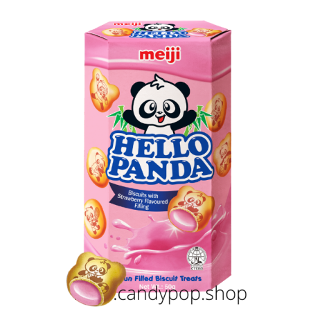 Meiji Hello Panda Fresa