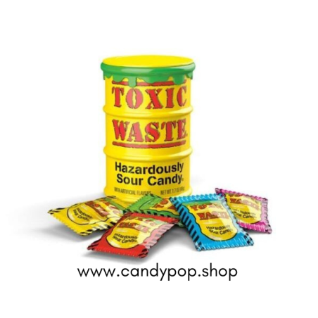 Toxic Waste Sour Candy Yellow