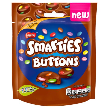 Smarties Buttons 90gr
