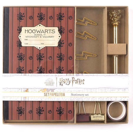 Set Papelería Harry Potter Gryffindor