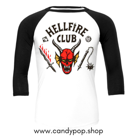Camiseta Hellfire Club Stranger Things (Talla M)