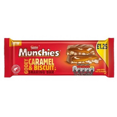 Munchies Caramel Biscuit Bloc 87g