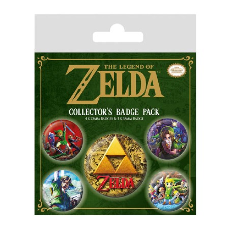 Pack 5 Chapas Zelda