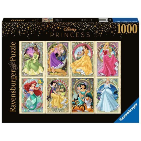 Puzzle Princesas Disney Art Nouveau 1000pz