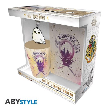 Pack Harry Potter Hogwarts Taza + Cuaderno + LLavero