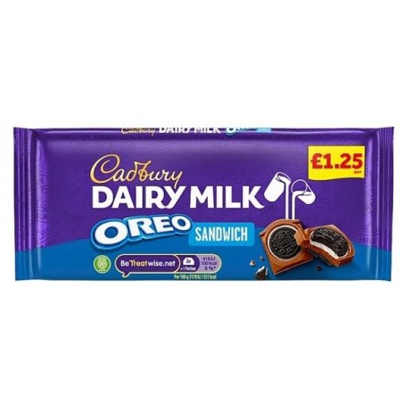 Cadbury Dairy Milk Oreo Sandwich 96g