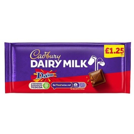 Cadbury Dairy Milk Daim 120g