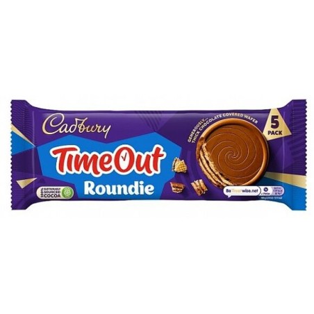 Cadbury Timeout Roundie 150g Pack5