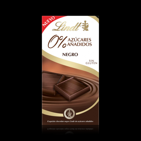 Lindt Chocolate Negro Sin Azúcar Añadido 100g