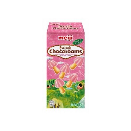 Meiji Chocorooms Fresa 36g