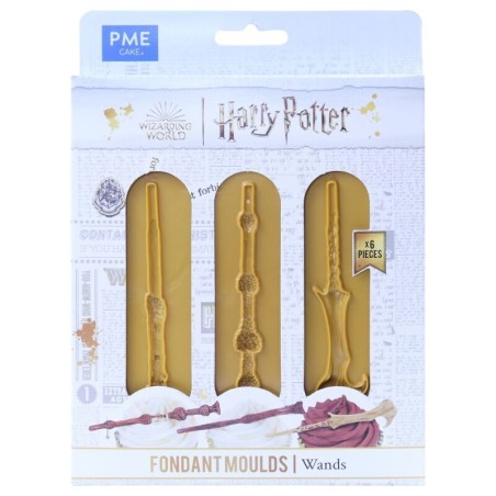 Molde Mini Varitas Chocolate Harry Potter