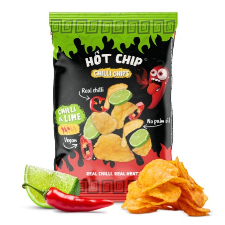 Hot Chip Chilli Chips Chilli & Lime 80g