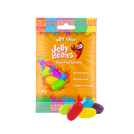 Hot Chip Jelly Beans Spicy Fruit 60g