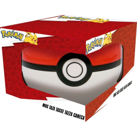 Pokemon Taza 3D Pokeball