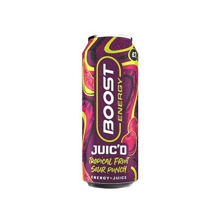 Boost Energy Tropical Fruit Sour 500ml