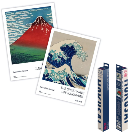 Set Mini Posters Hokusai La Gran Ola