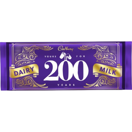 Cadbury Dairy Milk 200 años 360g