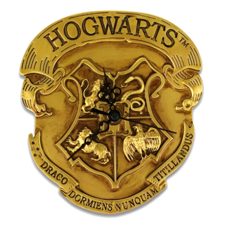 Reloj Pared Escudo Hogwarts Harry Potter