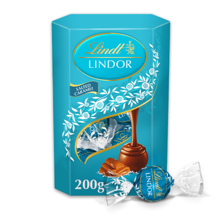 Lindt Lindor Cornet Salted Caramel 200g