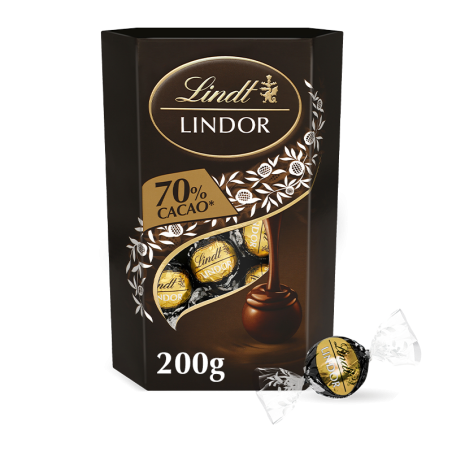 Lindt Lindor Cornet 70% Cacao 200g