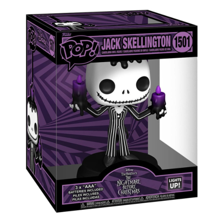 Funko POP! Jack Lights up! 15cm Pesadilla Antes de Navidad