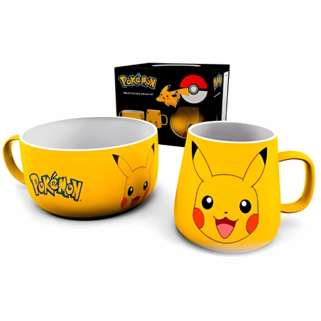 Set de Desayuno Pokemon Pikachu