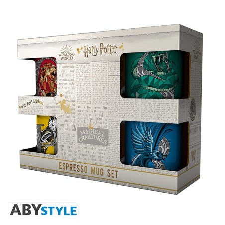 Set 4 Tazas Espresso Harry Potter