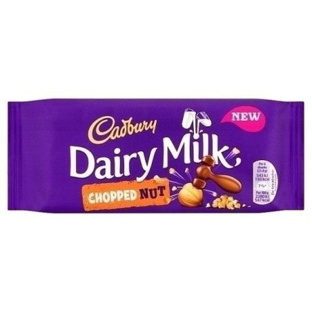 Cadbury Dairy Milk Chopped Nut 95g (UK)