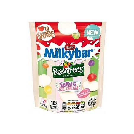 Milkybar Rowntrees Jelly & Ice Cream 95g