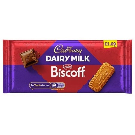Cadbury Dairy Milk Lotus Biscoff 95g