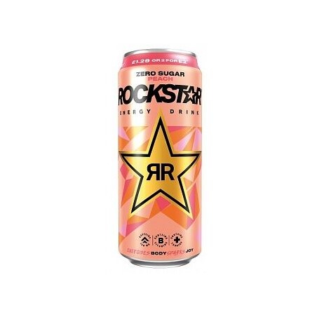 Rockstar Energy Peach Zero 500ml