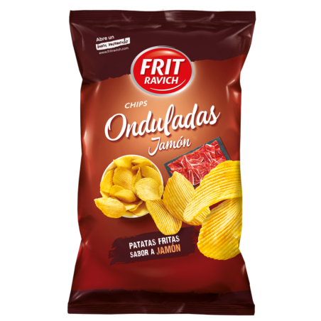 Frit Ravich Onduladas Jamón 160g