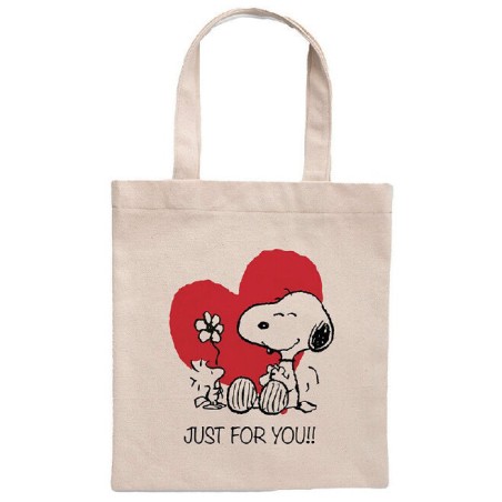Tote Bag Just For You Snoopy Peanuts