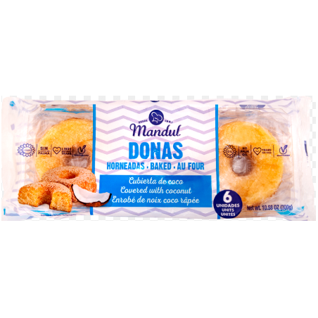 Mandul Donas Cubiertas de Coco