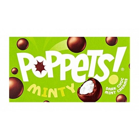 Poppets Minty Dark Choc 40g