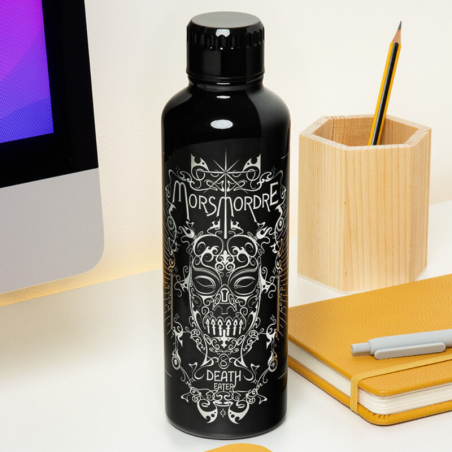 Botella Metálica Marca Tenebrosa Harry Potter