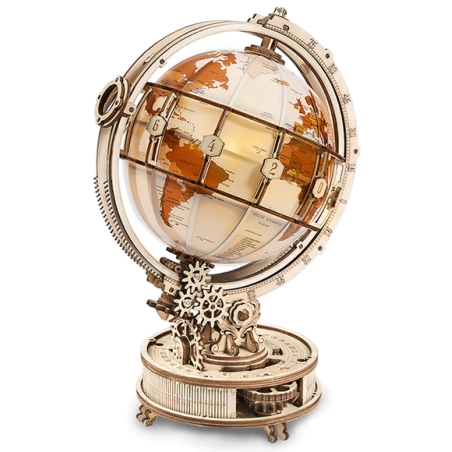 Rokr Puzzle 3D Globo Terráqueo Luminoso 180pz