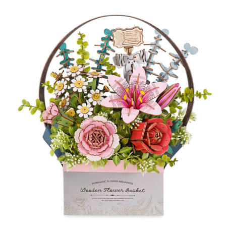Rowood Puzzle 3D Cesta de Flores
